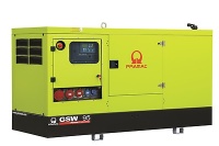 Дизельный генератор Pramac GSW95P в кожухе с АВР