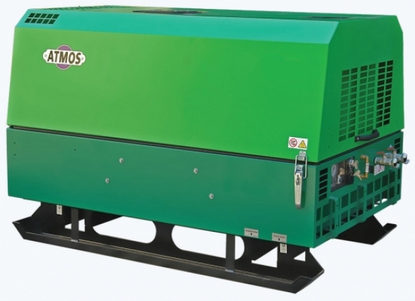 Дизельный компрессор Atmos PDP 95 10 на салазках