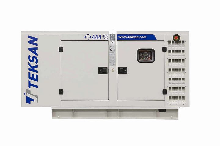 Дизельный генератор Teksan TJ90PE в кожухе