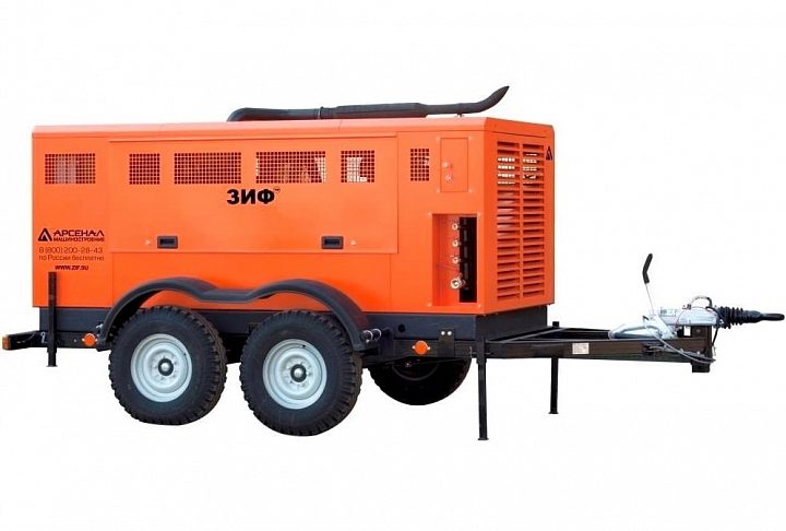 Дизельный компрессор ЗИФ ПВ-20/1,2 на шасси