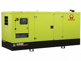 Дизельный генератор Pramac GSW170D в кожухе — фото 1
