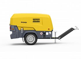 Дизельный компрессор Atlas Copco XAS 78 KD на шасси — фото 2