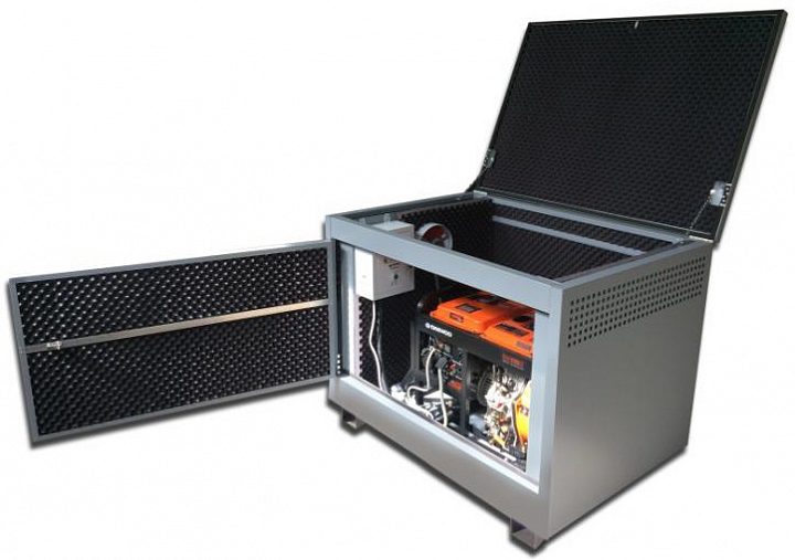 Бензиновый генератор RID RV 15540 ER в контейнере с АВР