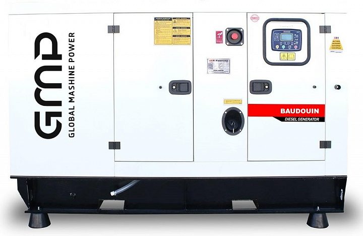 Дизельный генератор Baudouin GMP 44BM в кожухе